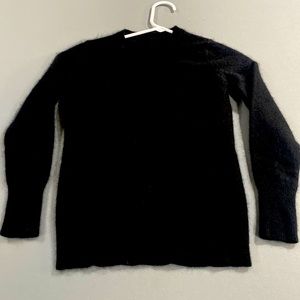 Black cashmere sweater